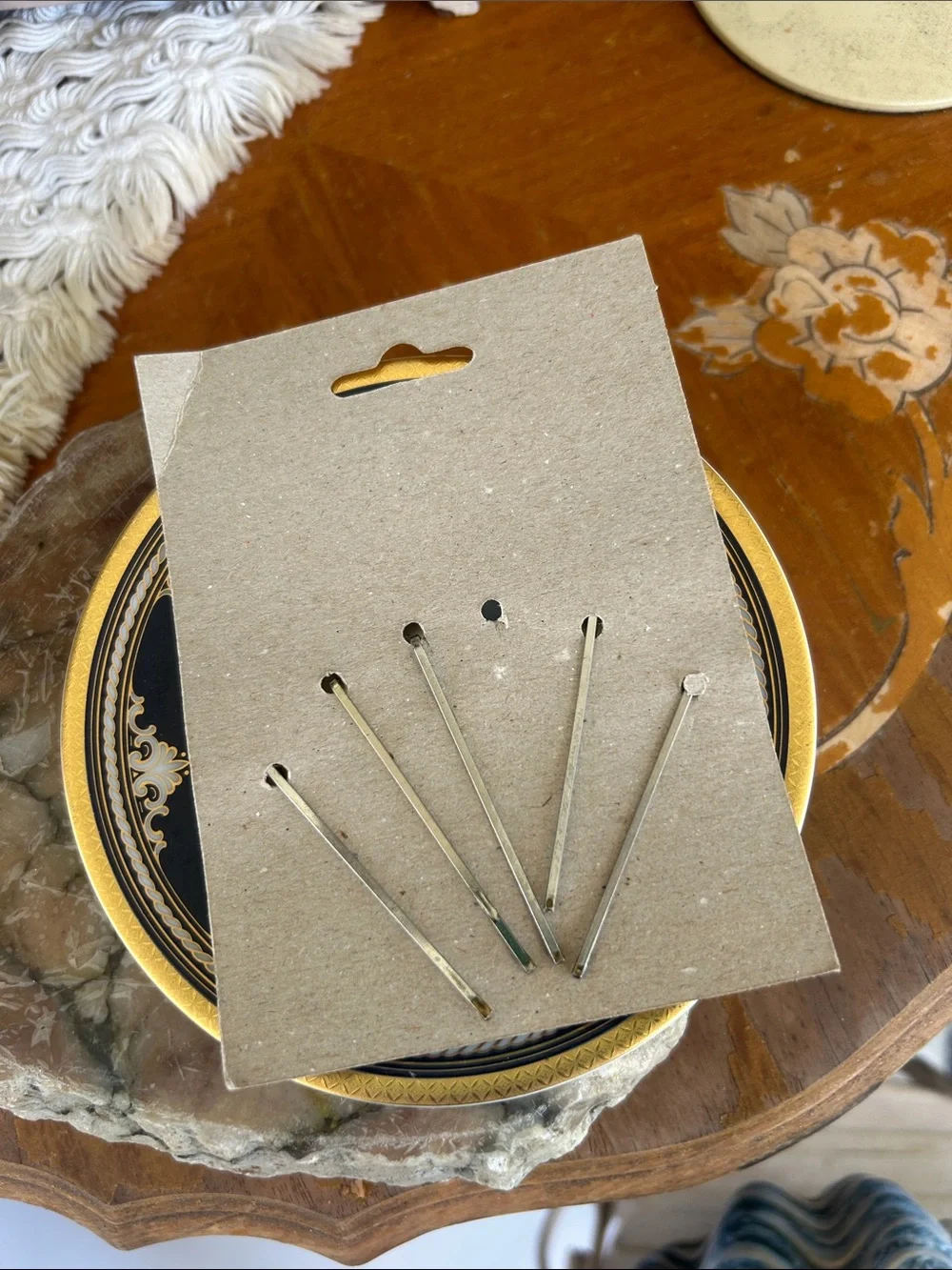 Vintage Animal Hair Bobby Pins